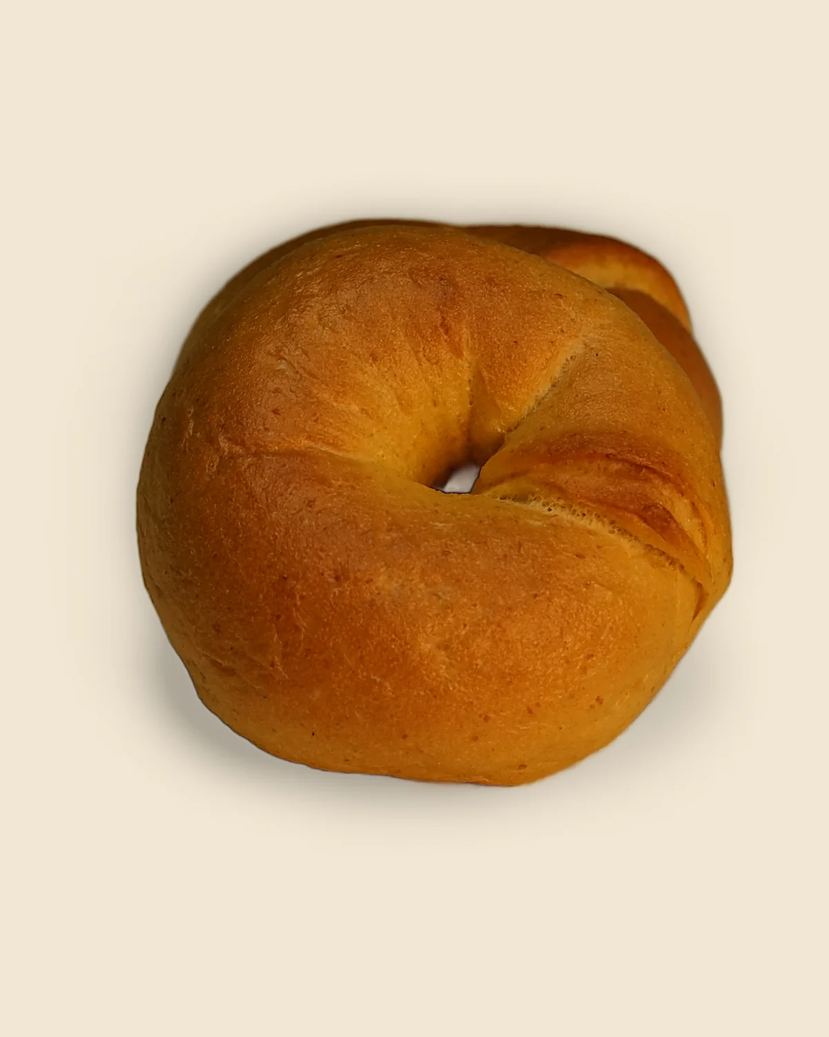 Kabocha Pumpkin Bagel with Milk Butter Filling