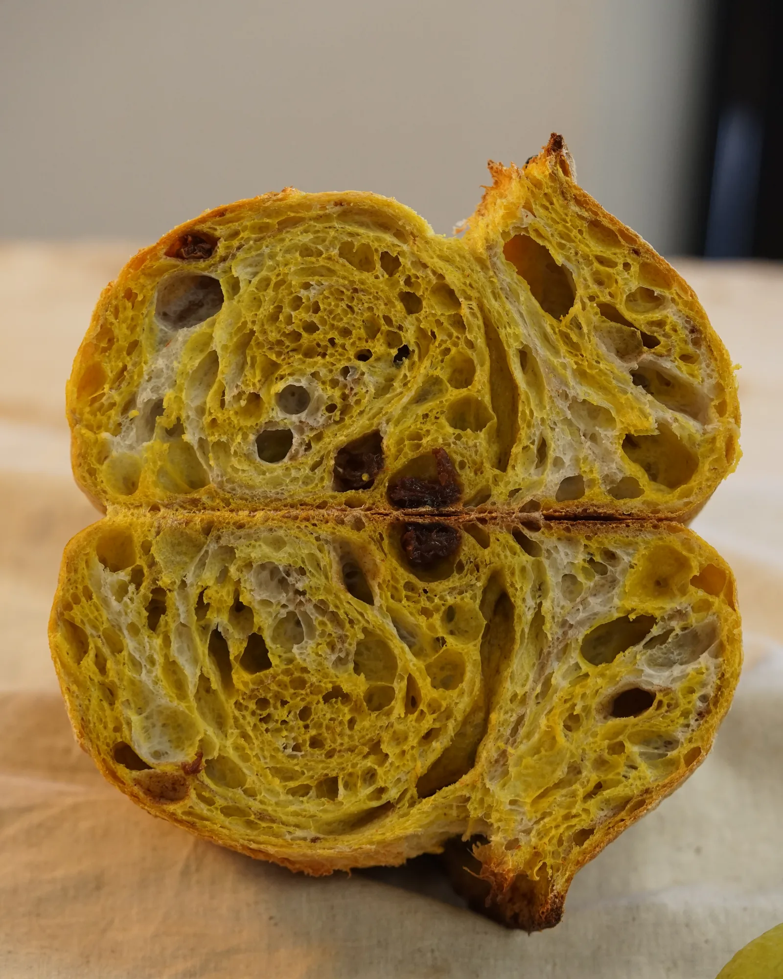 Turmeric, Cinnamon & Raisin Sourdough