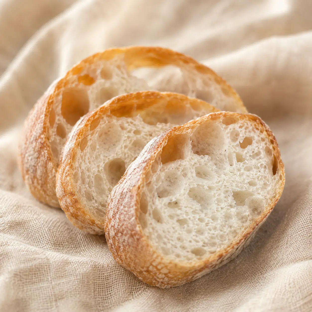 Olive Oil & Chia Ciabatta — inside