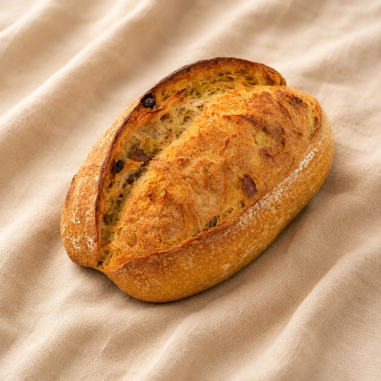 Turmeric, Cinnamon & Raisin Sourdough